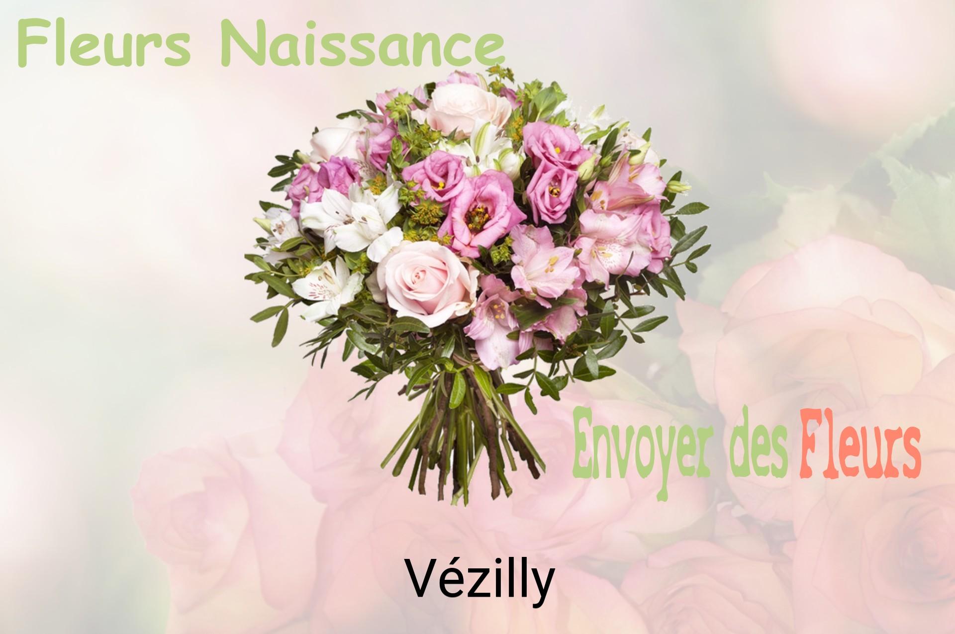 Bouquet de fleurs de naissance livré à Vézilly